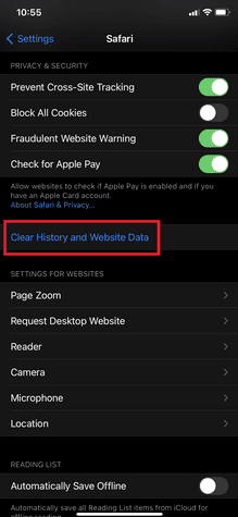 Screenshot 2021-11-10 at 17.02.08 Clear Cache