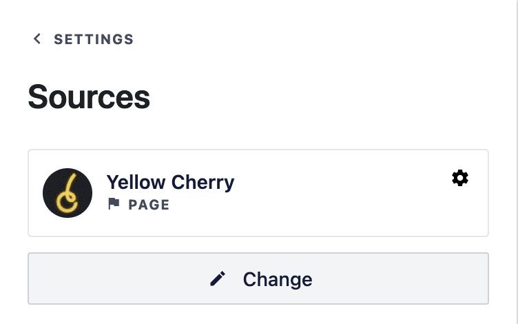 Change Connected Social Media Account